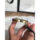 Gucci 20mm Leather Belt With Pearl Double G 453260