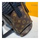 Louis Vuitton Monogram and Crocodile Mat Christopher PM Backpack M43735