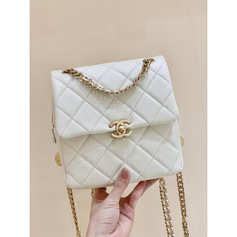 Chanel Backpack in Grained Calfskin AS3108