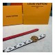 Louis Vuitton Monogram Canvas Recto LV Circle Plate 20mm Reversible Belt M0148W