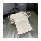 Saint Laurent Nolita Mini Leather Shoulder Bag 672738 White