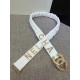 Chanel Lambskin &amp; Gold-Tone Metal Belt 94306