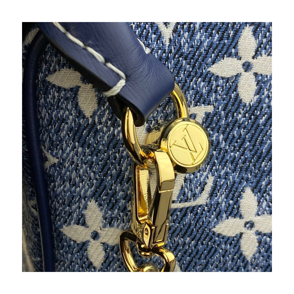 Louis Vuitton Denim Jacquard Textil Square Bag M59611