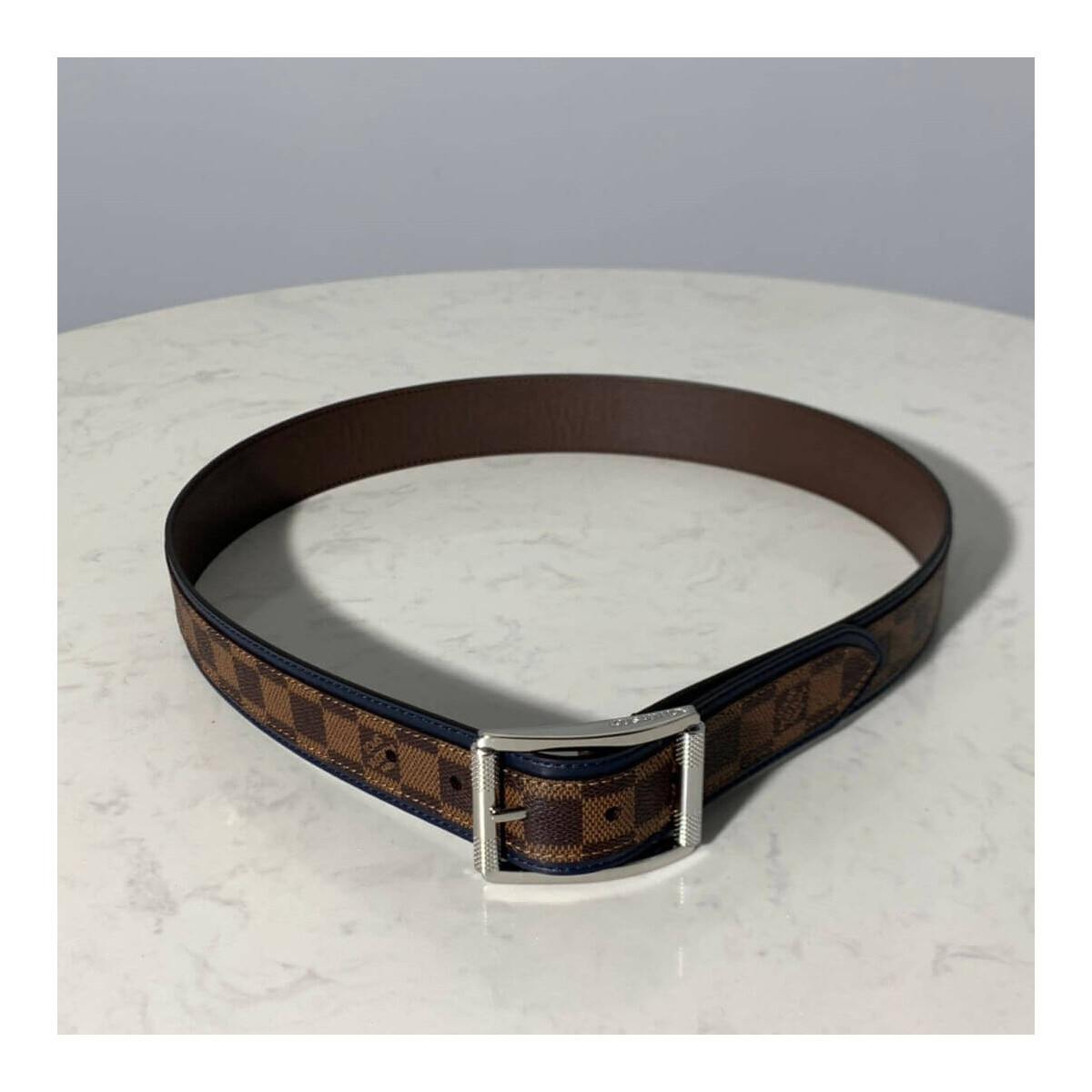 Louis Vuitton LV Reverso 40mm Reversible Belt M0038U Blue