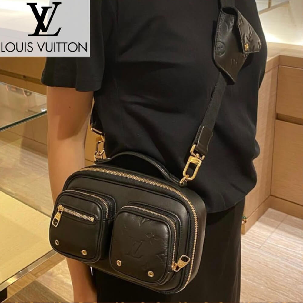 Louis Vuitton Calfskin Leather Utility Crossbody M80450