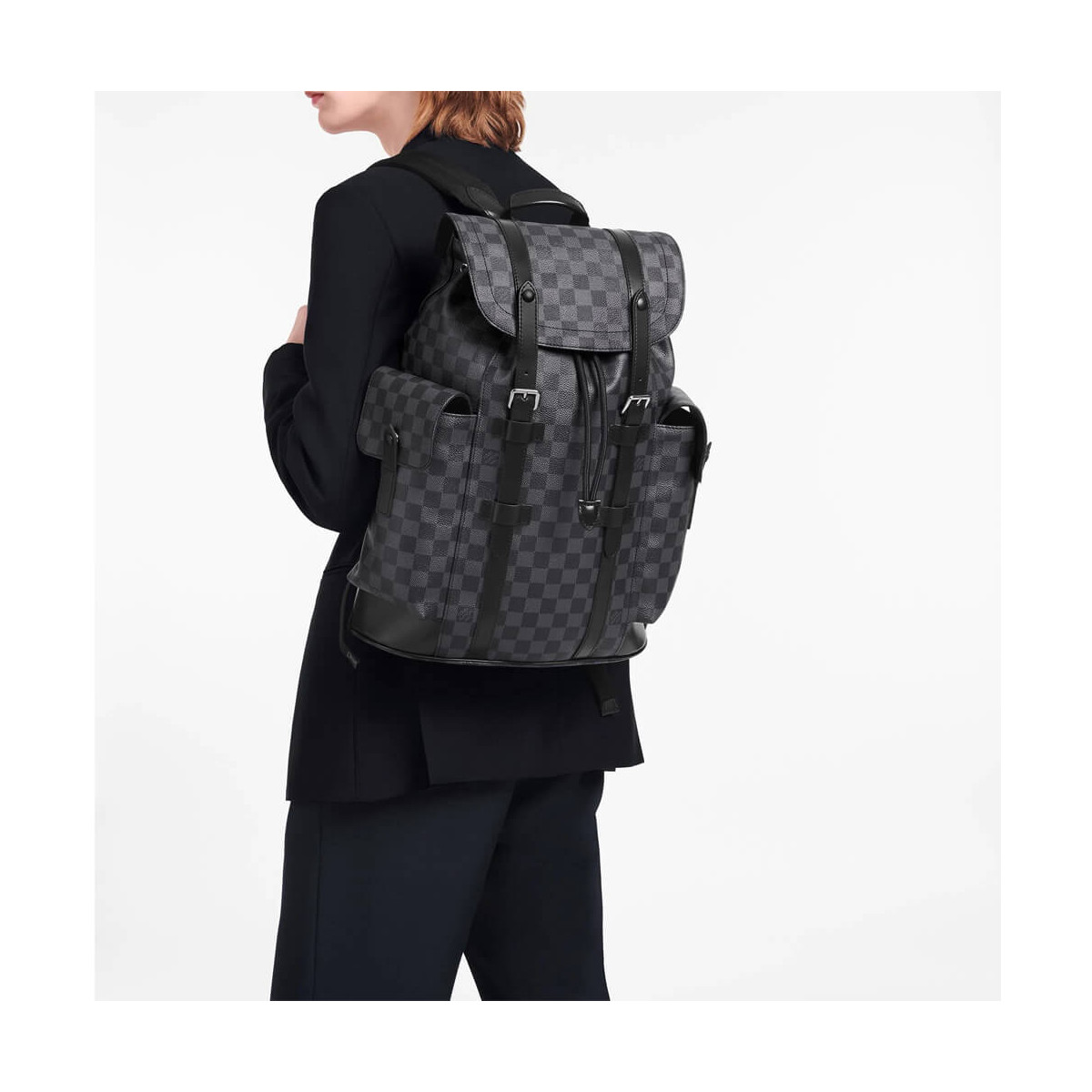 Louis Vuitton Damier Graphite Canvas Christopher PM N41379