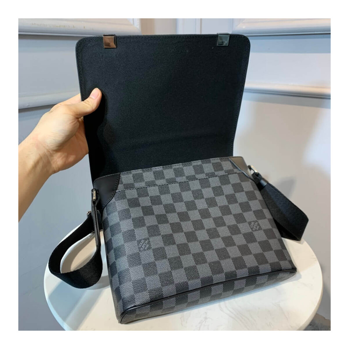 Louis Vuitton Damier Graphite District PM N41031