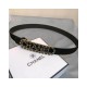 Chanel Suede Calfskin 30mm Belt AA6600