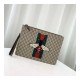 Gucci Portfolio GG Supreme Bee Pouch 433665