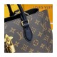 Louis Vuitton Monogram Canvas Flower Tote M43550 Black