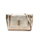 Saint Laurent Nolita Mini Leather Shoulder Bag 672738 Champagne Gold