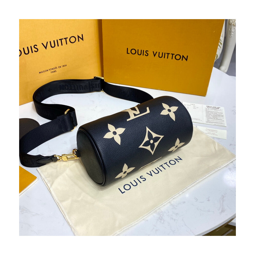 Louis Vuitton Papillon BB M45980 Black/Beige