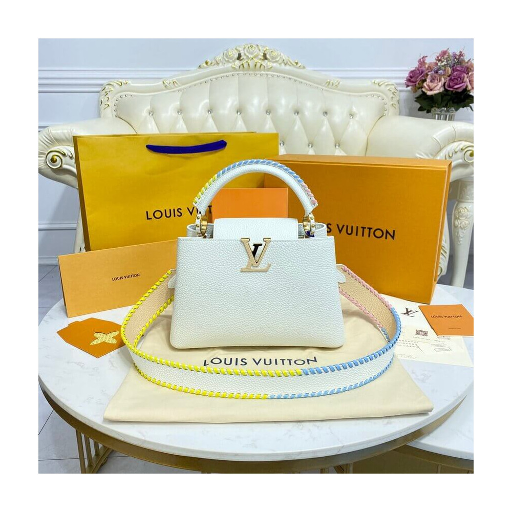 Louis Vuitton Capucines BB Bag M57941 White