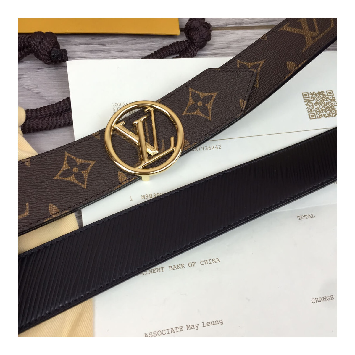 Louis Vuitton Circle 35mm Reversible Belt M9935V