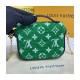 Louis Vuitton Monogram Jacquard Velvet Micro Metis M81494 Green