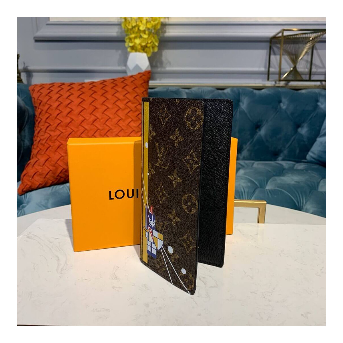 Louis Vuitton Troy Print Brazza Wallet M66540