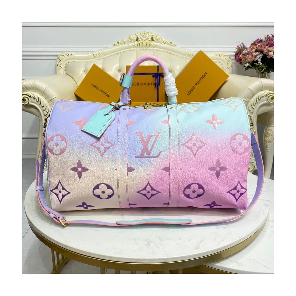 Louis Vuitton Keepall Bandouliere 50 M59943 Sunrise Pastel