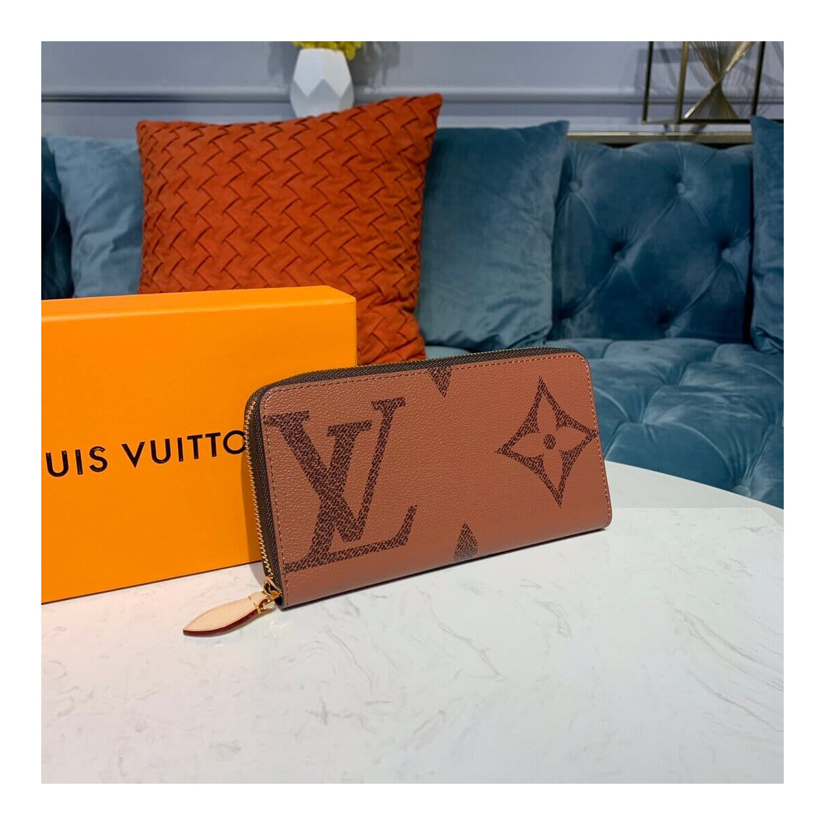 Louis Vuitton Monogram Giant Canvas Zippy Wallet M67687