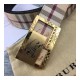 Burberry Vintage Check Leather Belt 40748