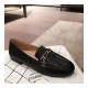 Chanel Chain Logo Lambskin Leather Loafers G403471