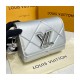 Louis Vuitton Sheepskin Leather Twist PM M59031 Argent