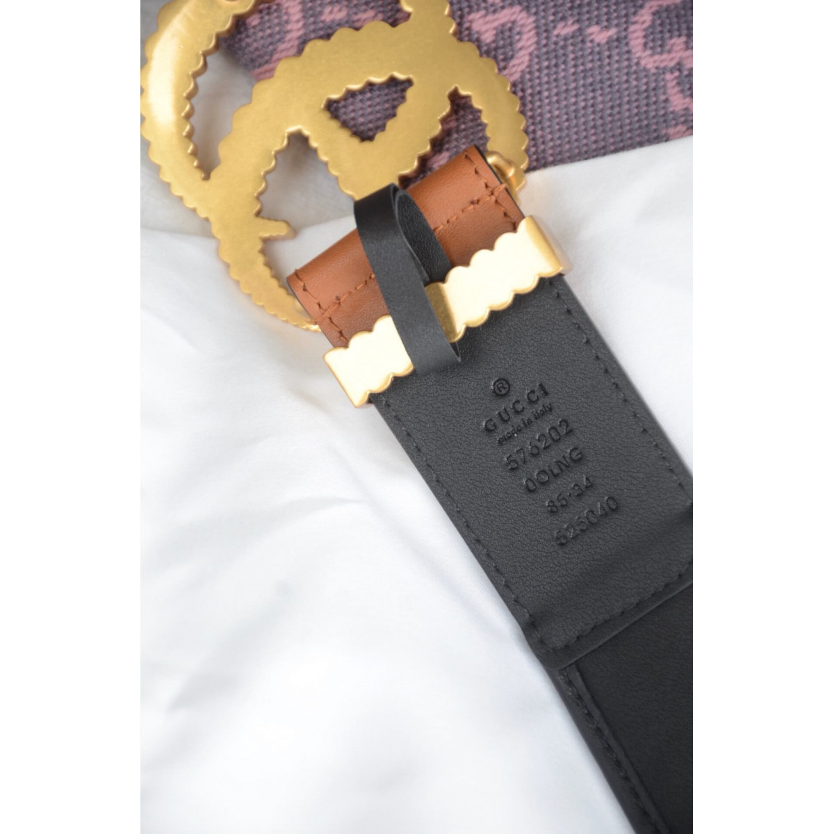 Gucci Belt With Torchon Double G Buckle 576202