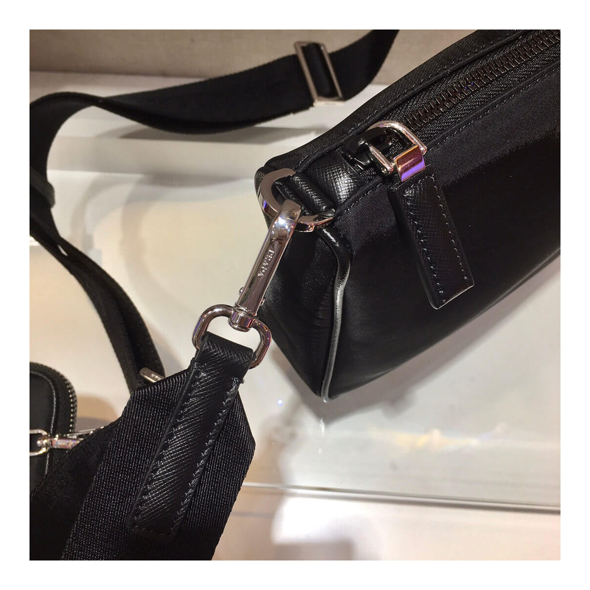 Prada Nylon Cross-Body Bag 2VH113