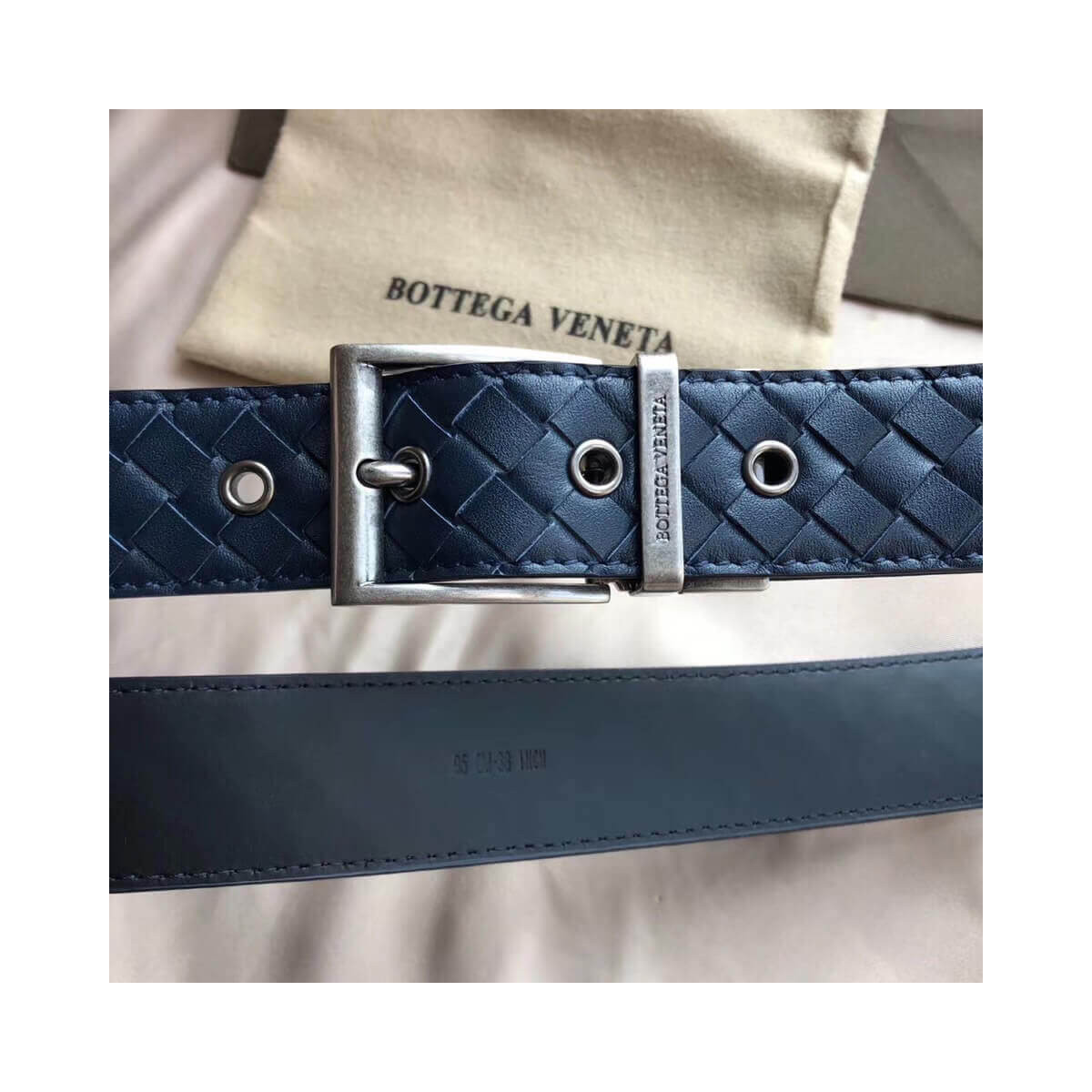 Bottega Veneta Intrecciato Weave Belt 271932