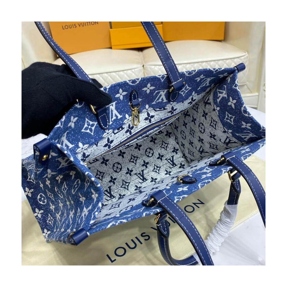 Louis Vuitton Monogram Jacquard Denim OnTheGo MM M59608