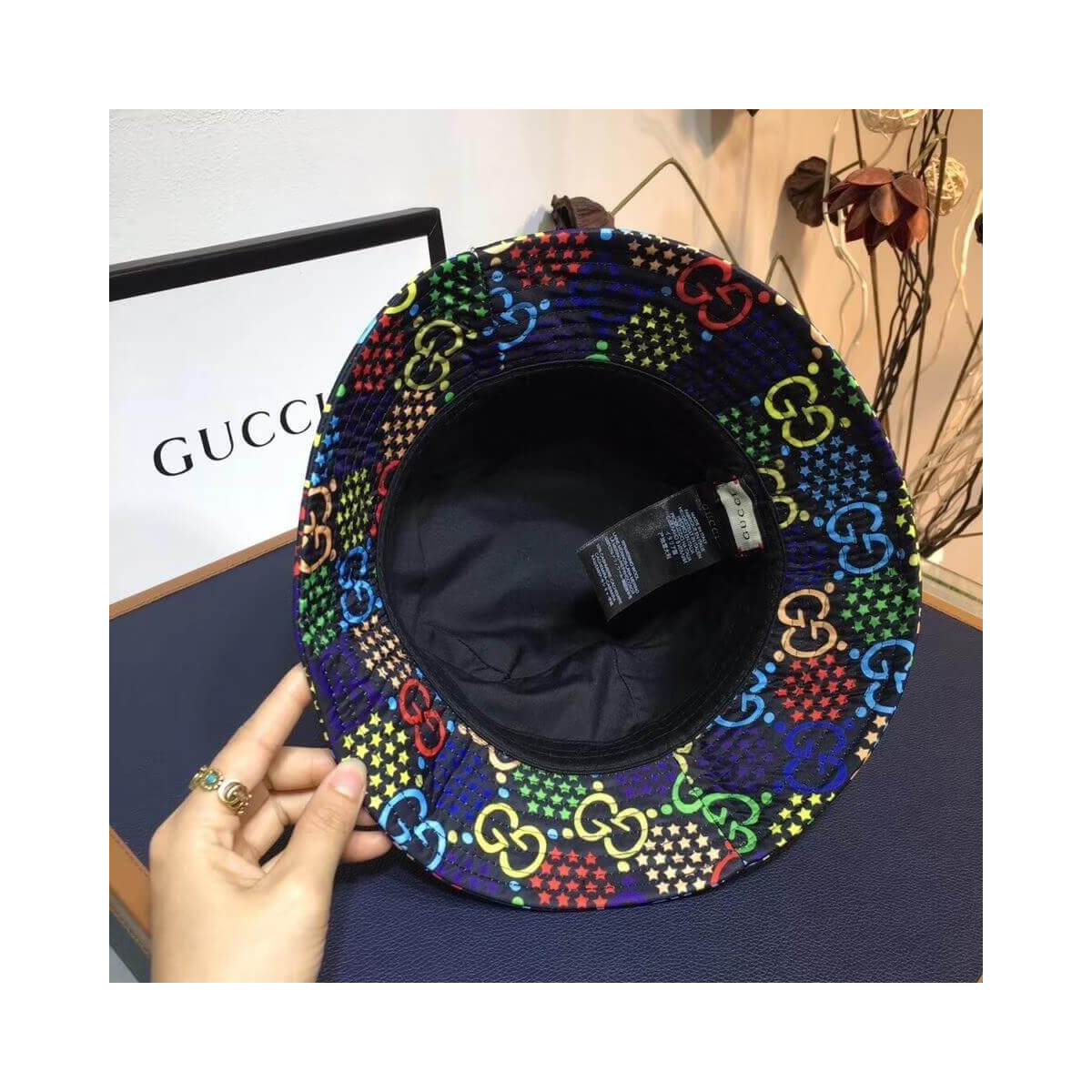 Gucci GG Psychedelic Fedora 604781