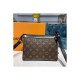 Louis Vuitton Monogram Canvas Triangle Messenger M54330