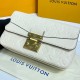 Louis Vuitton Monogram Empreinte Leather Marceau Bag M46201 Cream