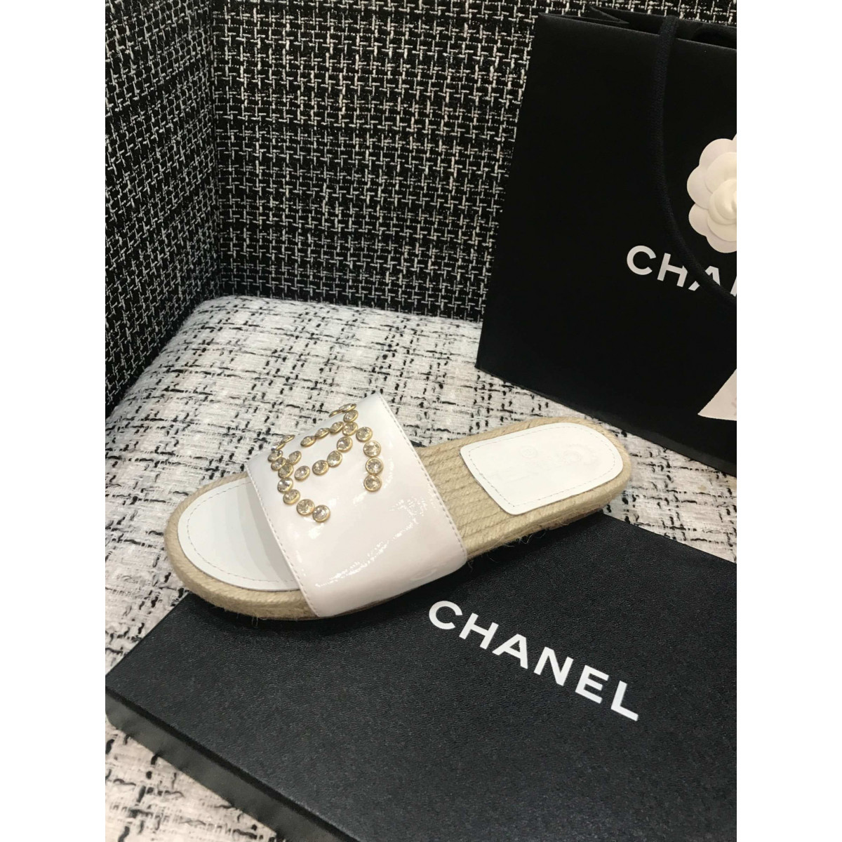 Chanel Paten Calfskin Mules G35603