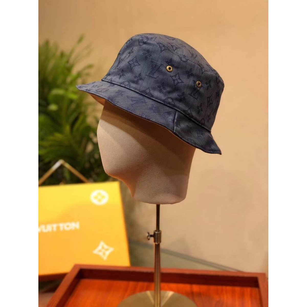 Louis Vuitton Monogram Denim Hat MP2440 MP2442