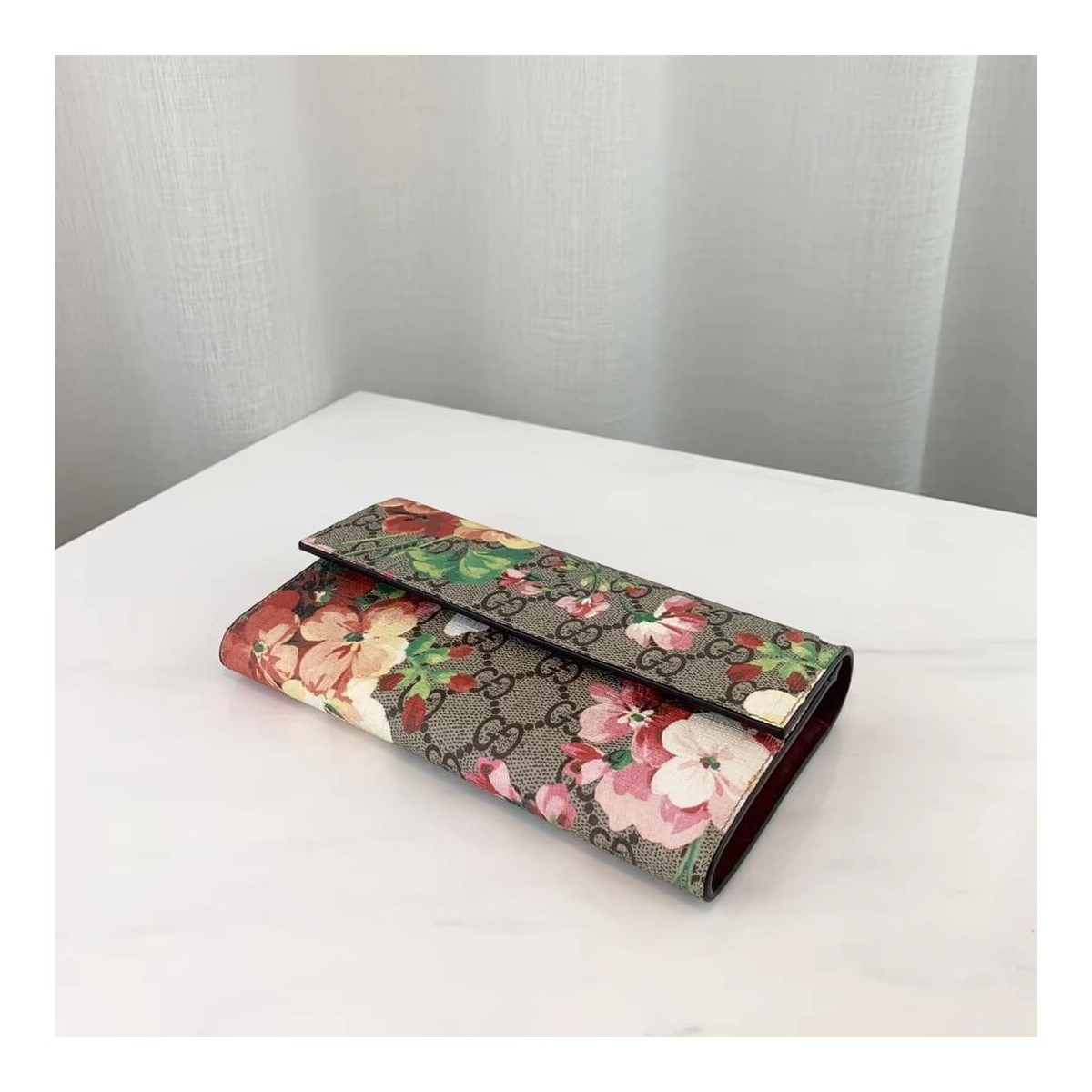 Gucci GG Blooms Continental Wallet 404070