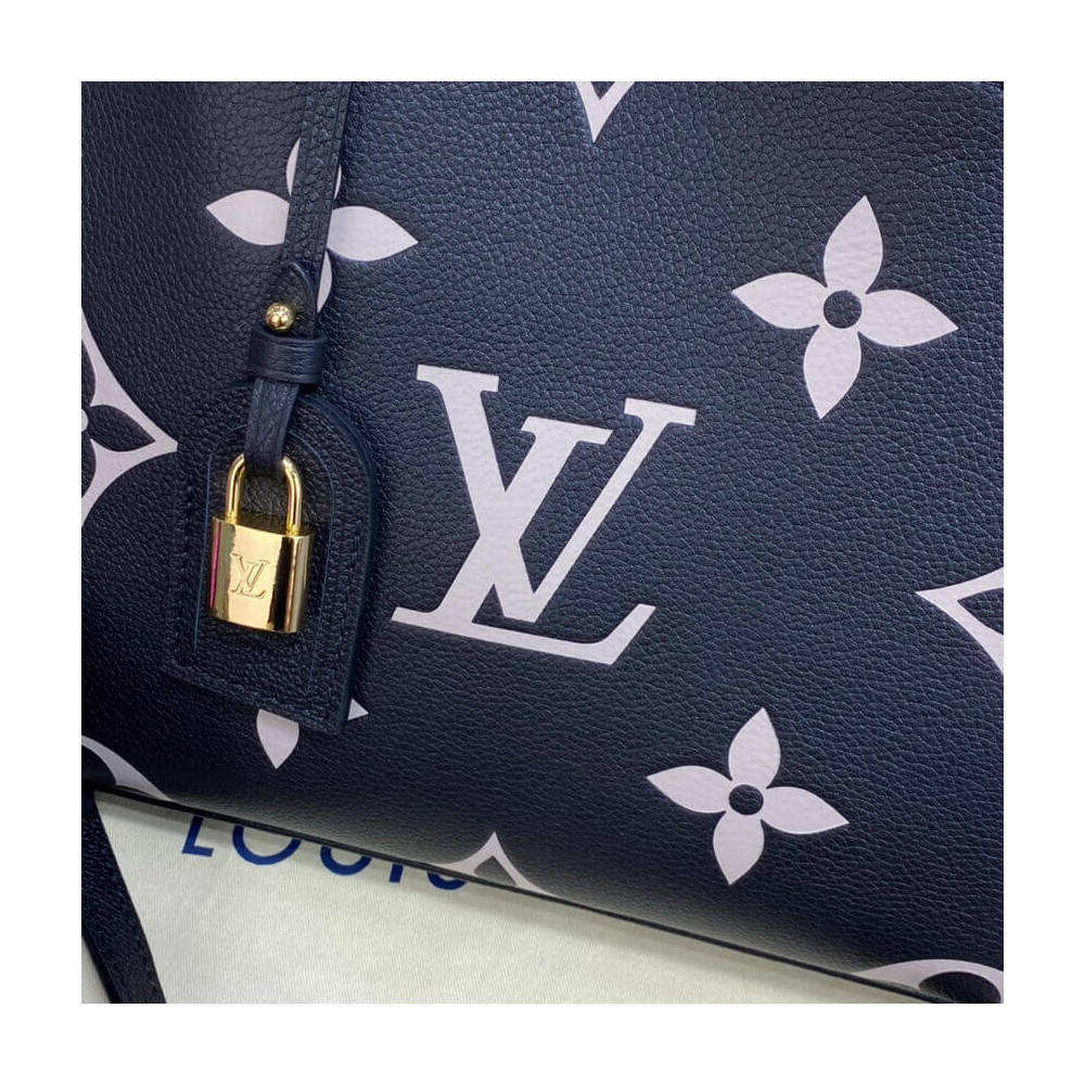 Louis Vuitton Bicolor Monogram Empreinte Leather Petit Palais M58913