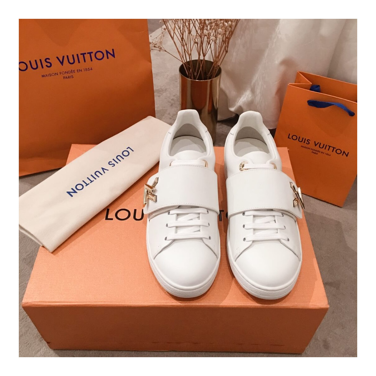 Louis Vuitton Frontrow Sneakers MS0148 White