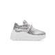 Miu Miu Glitter-Embellished Platform Sneakers 5E761