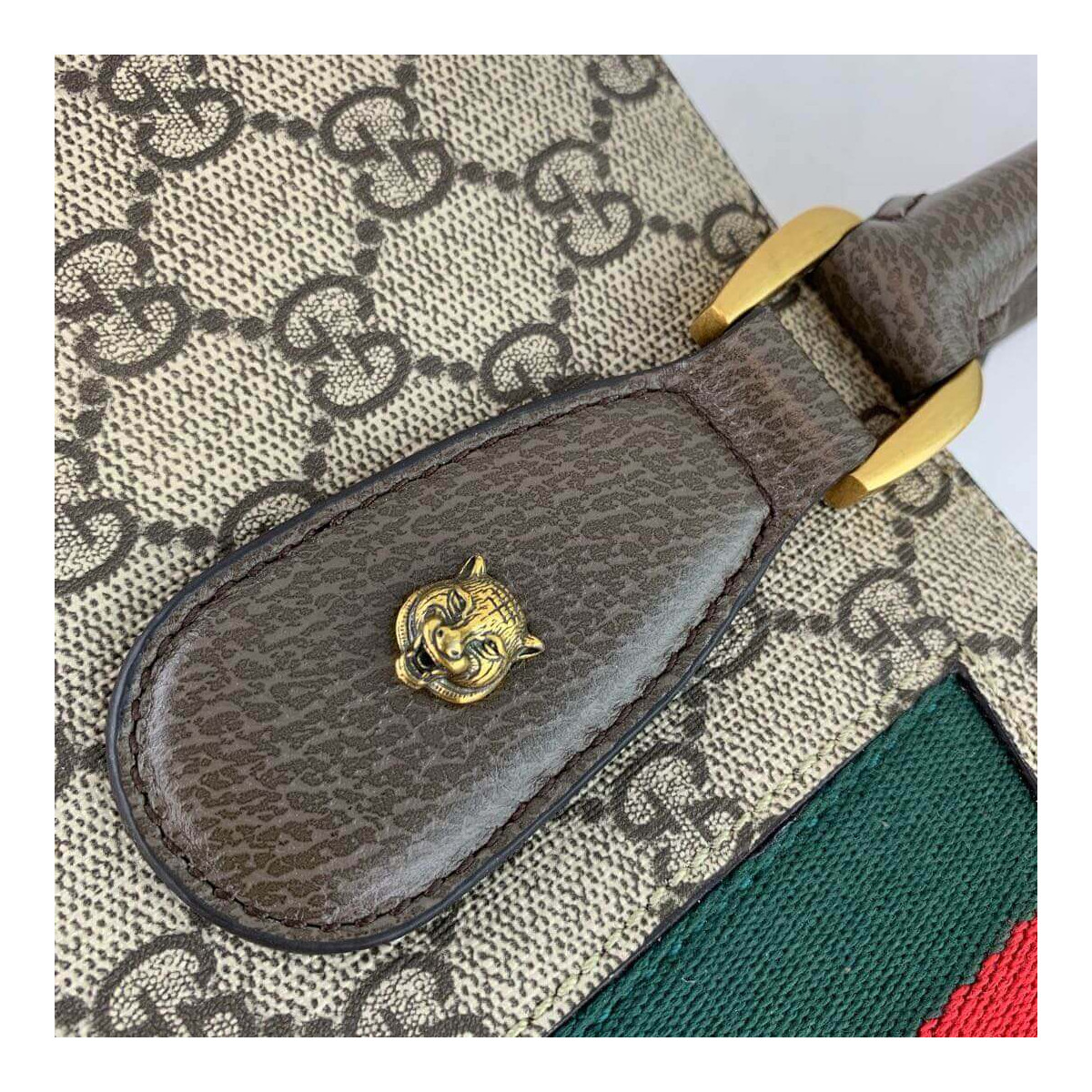 Gucci Embroidered Bee Shopping Bag 437549