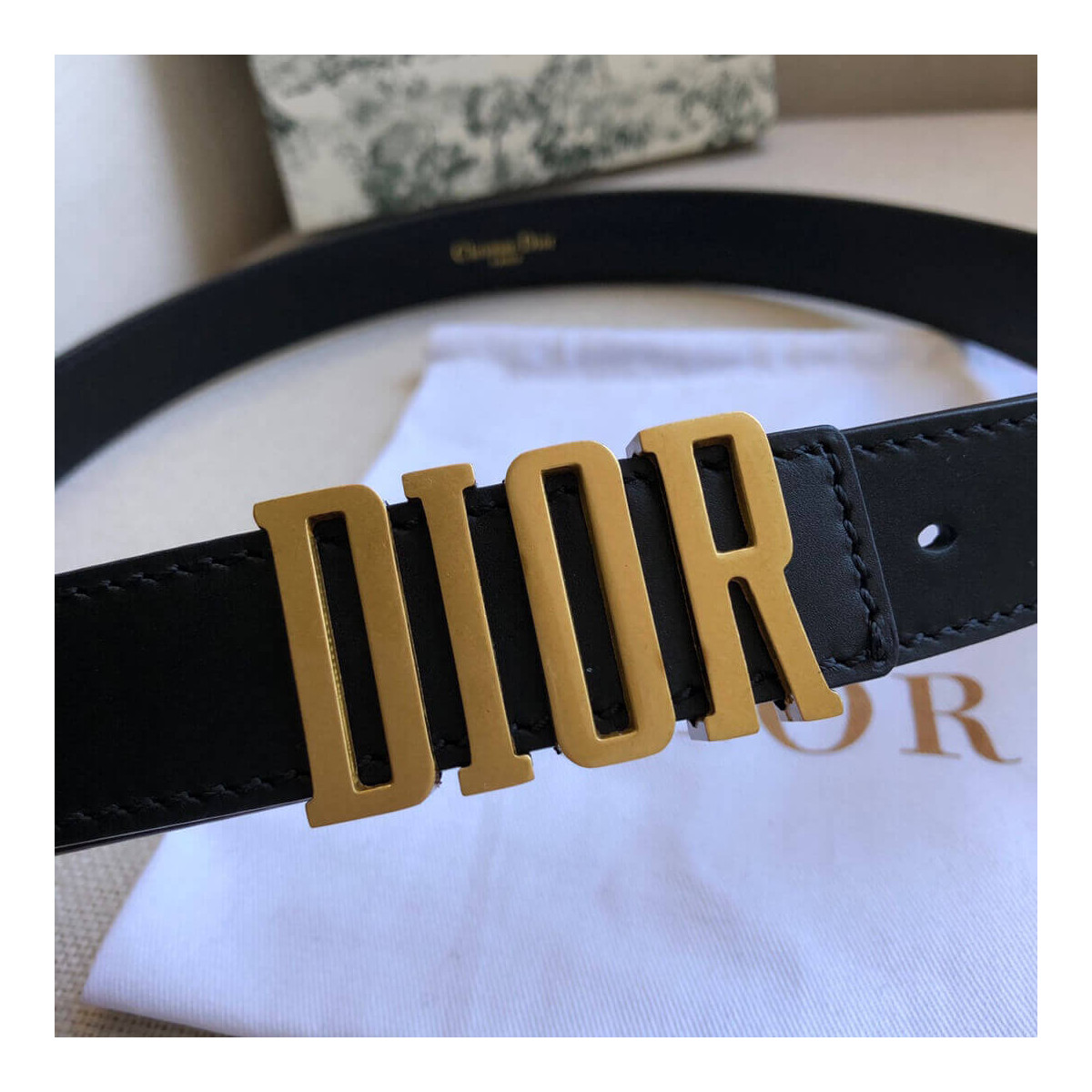 Christian Dior D-Fence 3.0cm Belt B0384