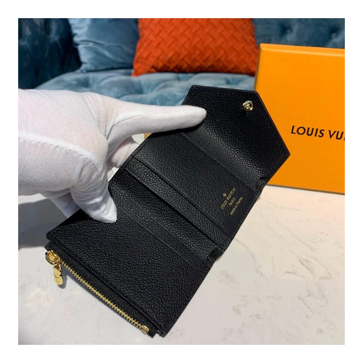 Louis Vuitton Monogram Empreinte Zoe Wallet M58879 M62935 M62936