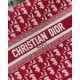 Christian Dior Small Book Tote Bag 26cm Oblique Embroidery Red