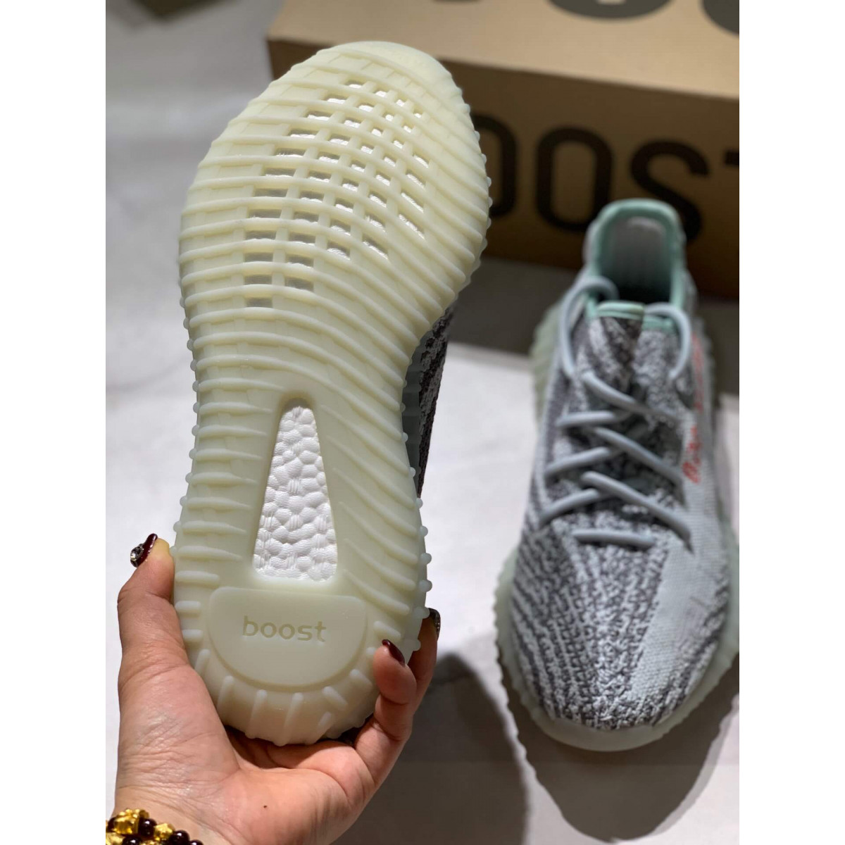 Adidas Yeezy Boost 350 V2 Blue Tint AH2204