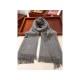 Chanel Cashmere Wool Sequins CC Stole 2512