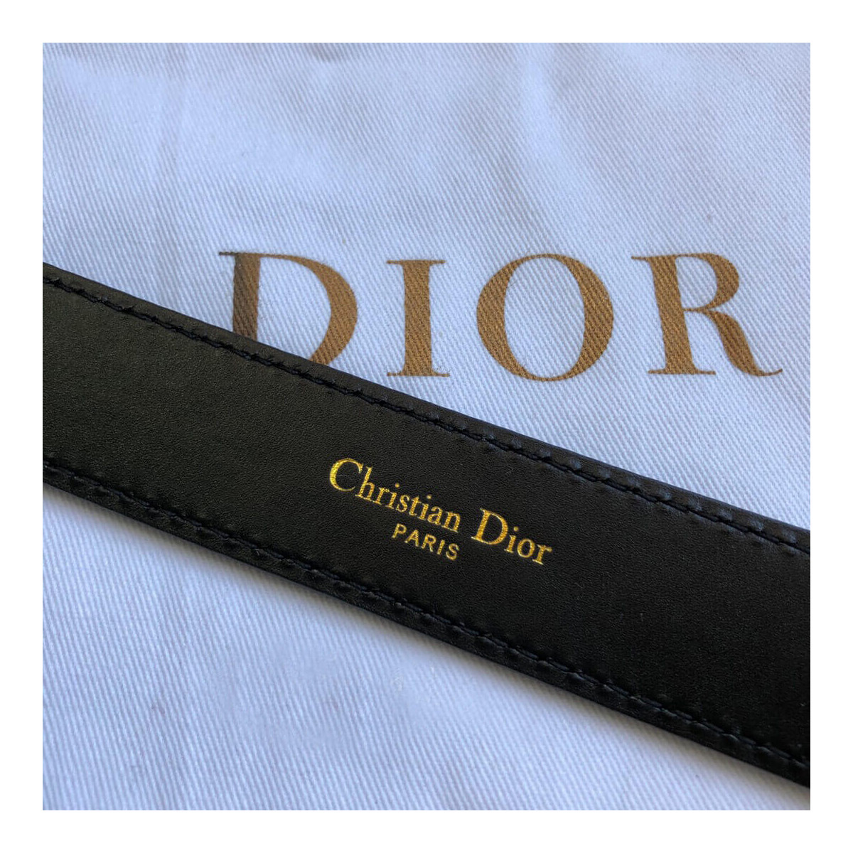 Christian Dior D-Fence 3.0cm Belt B0384