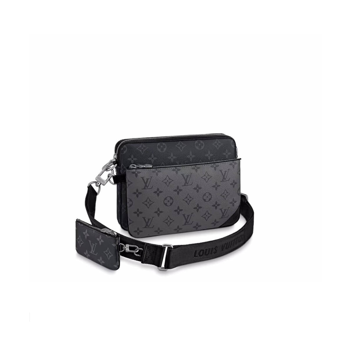 Louis Vuitton Monogram Eclipse Trio Messenger M69443