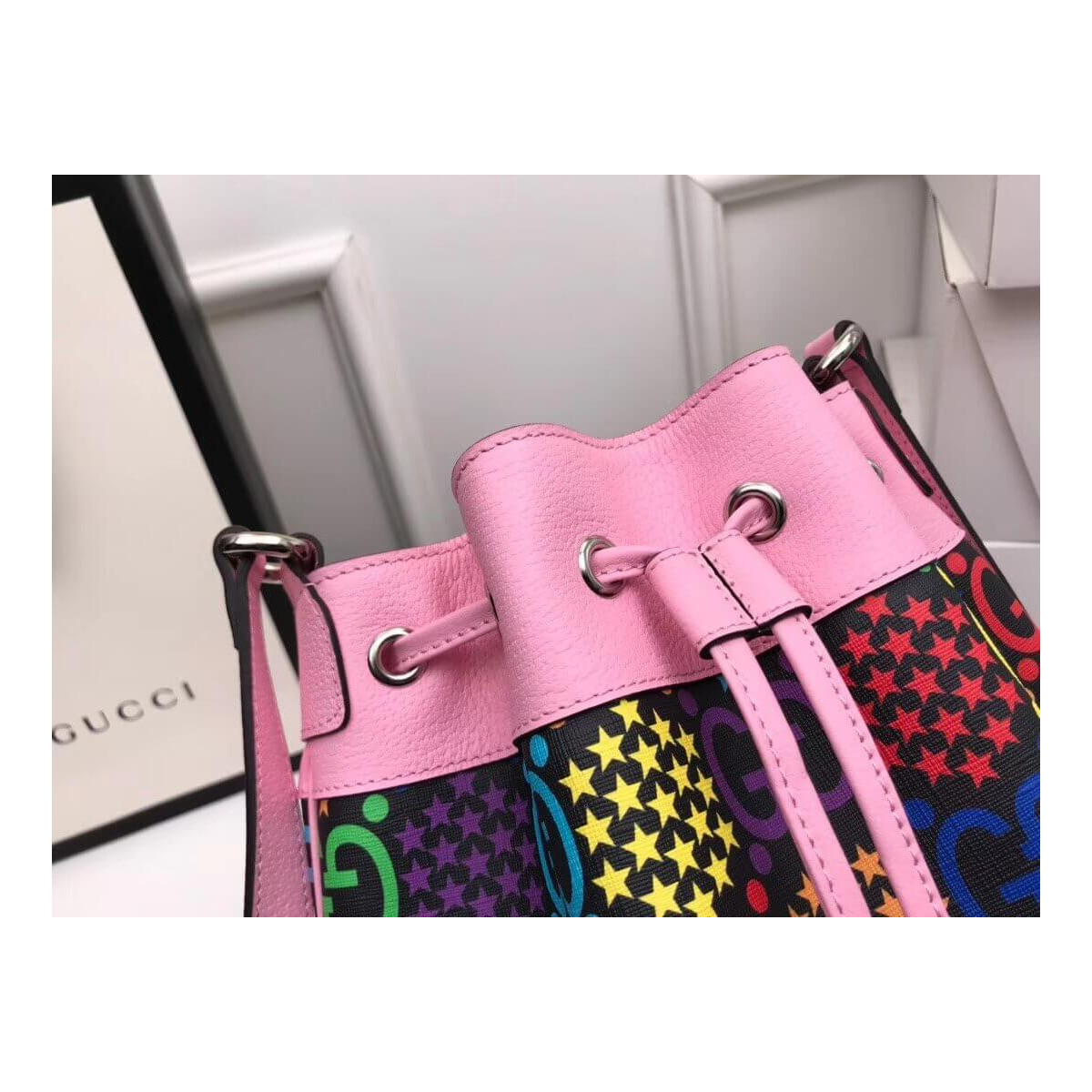 Gucci GG Psychedelic Bucket Bag 598149