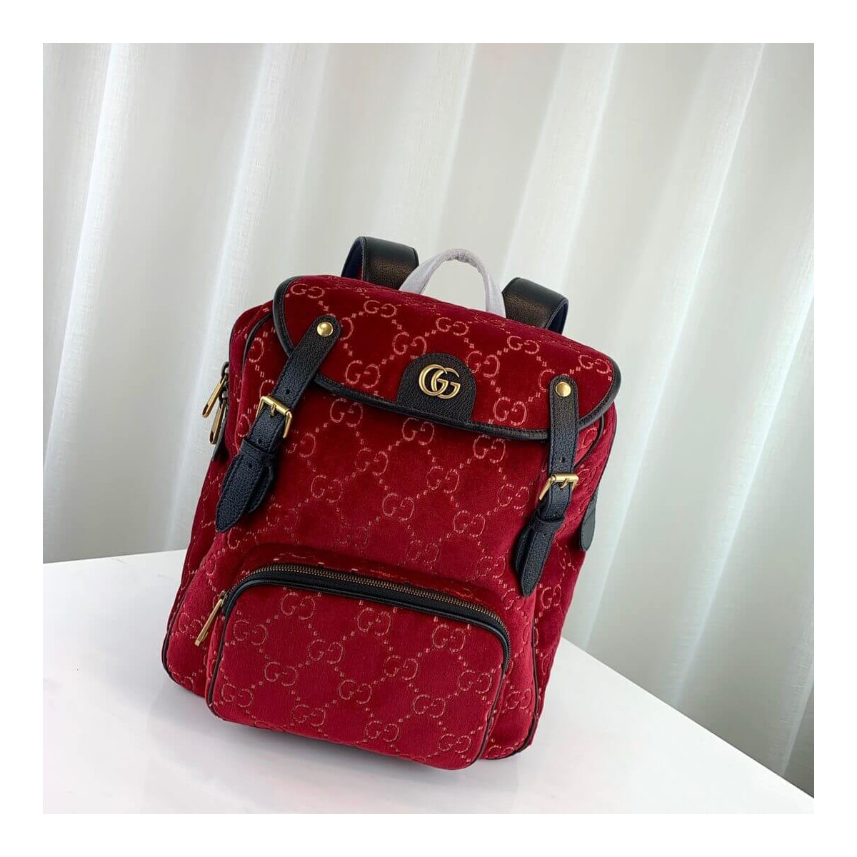 Gucci Small GG Velvet Backpack 574942