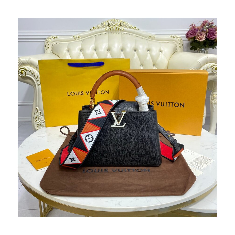 Louis Vuitton Capucines BB M59061 Noir/Rouge