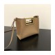 Fendi Beige Flannel Small Way Bag 8BS054